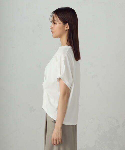 COMME CA ISM / コムサイズム カットソー | 【接触冷感】ツイストタックＴシャツ　 | 詳細5