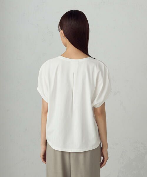 COMME CA ISM / コムサイズム カットソー | 【接触冷感】ツイストタックＴシャツ　 | 詳細6