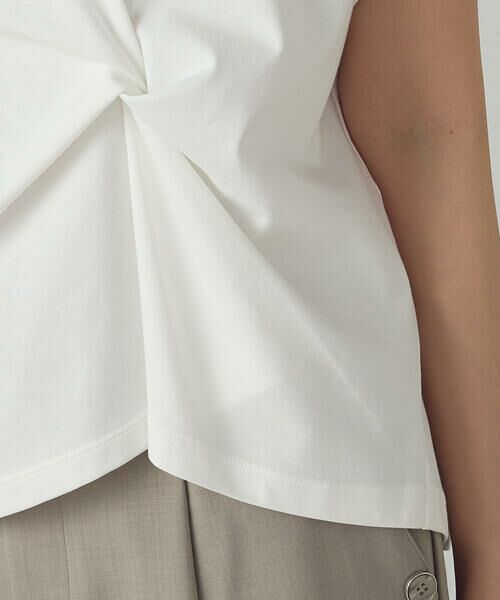 COMME CA ISM / コムサイズム カットソー | 【接触冷感】ツイストタックＴシャツ　 | 詳細9