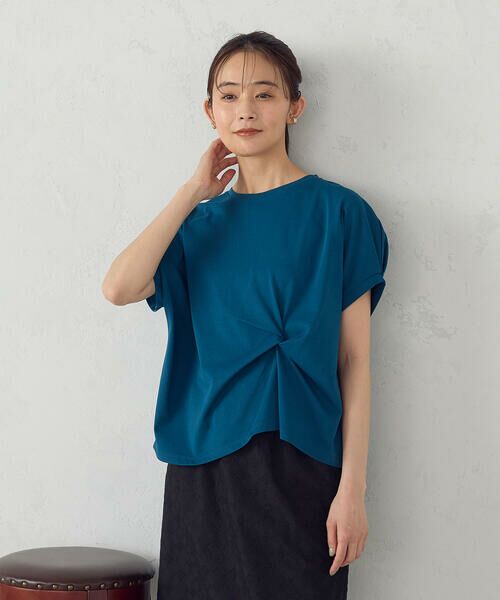 COMME CA ISM / コムサイズム カットソー | 【接触冷感】ツイストタックＴシャツ　 | 詳細16