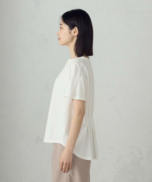 COMME CA ISM / コムサイズム カットソー | 【接触冷感】バックタックＴシャツ | 詳細8