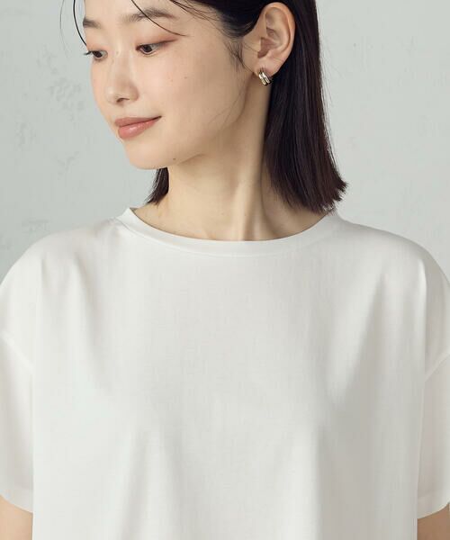 COMME CA ISM / コムサイズム カットソー | 【接触冷感】バックタックＴシャツ | 詳細10