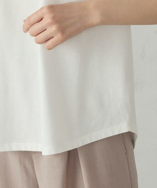 COMME CA ISM / コムサイズム カットソー | 【接触冷感】バックタックＴシャツ | 詳細12