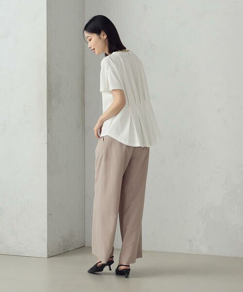 COMME CA ISM / コムサイズム カットソー | 【接触冷感】バックタックＴシャツ | 詳細2