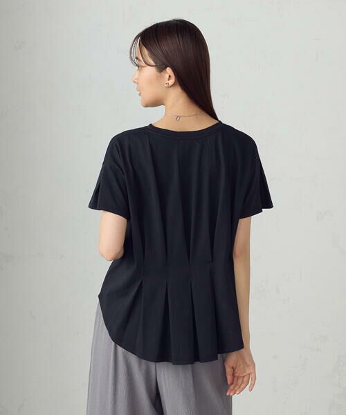 COMME CA ISM / コムサイズム カットソー | 【接触冷感】バックタックＴシャツ | 詳細15