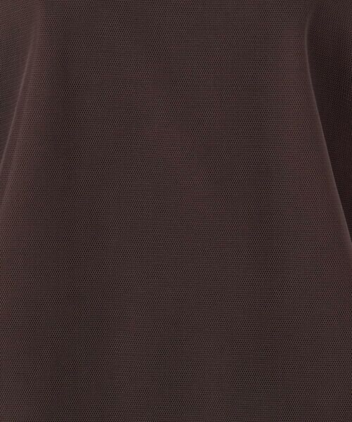 COMME CA ISM / コムサイズム カットソー | チュールレイヤード ドロストTシャツ | 詳細21