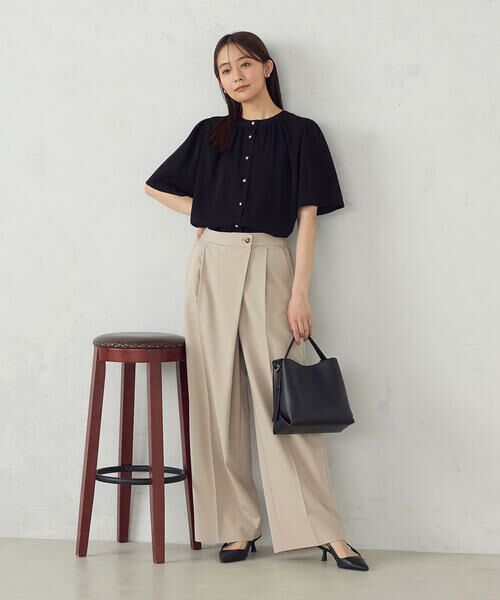 COMME CA ISM / コムサイズム シャツ・ブラウス | 前後２ＷＡＹ　ギャザーブラウス　 | 詳細4