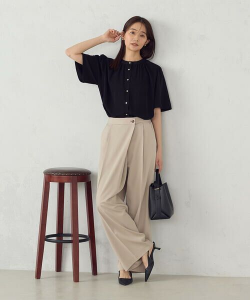 COMME CA ISM / コムサイズム シャツ・ブラウス | 前後２ＷＡＹ　ギャザーブラウス　 | 詳細5