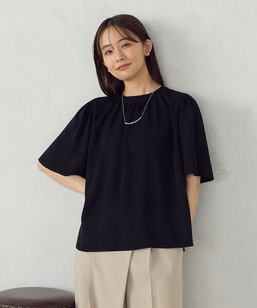 COMME CA ISM / コムサイズム シャツ・ブラウス | 前後２ＷＡＹ　ギャザーブラウス　 | 詳細9