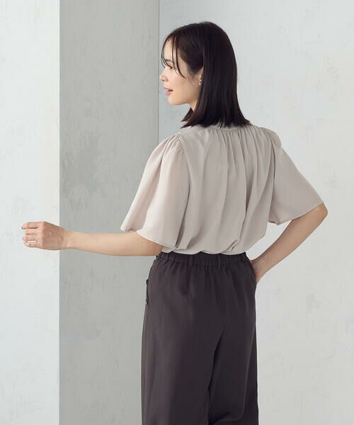 COMME CA ISM / コムサイズム シャツ・ブラウス | 前後２ＷＡＹ　ギャザーブラウス　 | 詳細17