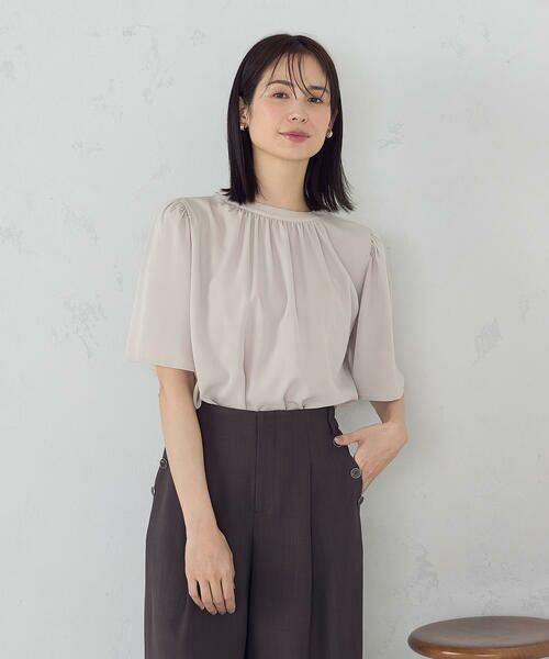 COMME CA ISM / コムサイズム シャツ・ブラウス | 前後２ＷＡＹ　ギャザーブラウス　 | 詳細22