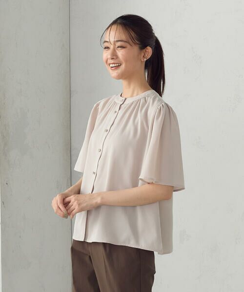 COMME CA ISM / コムサイズム シャツ・ブラウス | 前後２ＷＡＹ　ギャザーブラウス　 | 詳細29