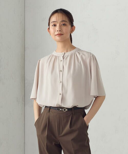 COMME CA ISM / コムサイズム シャツ・ブラウス | 前後２ＷＡＹ　ギャザーブラウス　 | 詳細30