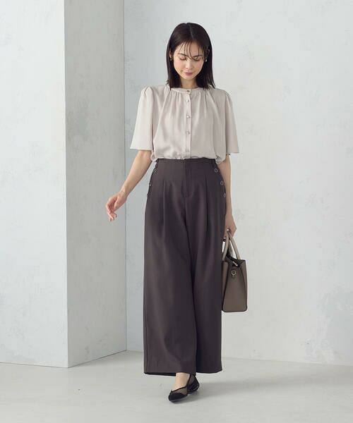 COMME CA ISM / コムサイズム シャツ・ブラウス | 前後２ＷＡＹ　ギャザーブラウス　 | 詳細11