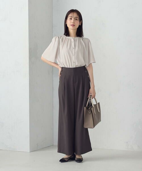 COMME CA ISM / コムサイズム シャツ・ブラウス | 前後２ＷＡＹ　ギャザーブラウス　 | 詳細12
