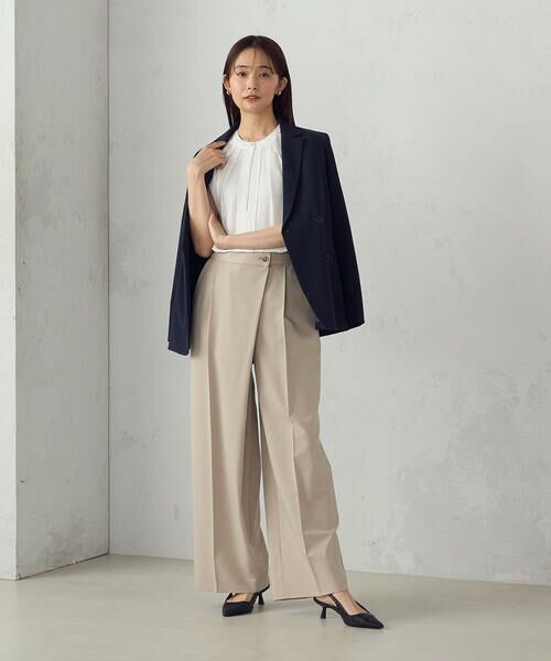 COMME CA ISM / コムサイズム シャツ・ブラウス | ノースリーブタックブラウス | 詳細2