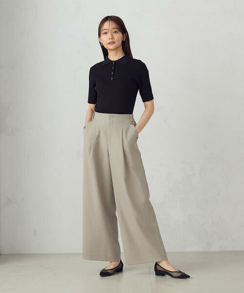 COMME CA ISM / コムサイズム ニット・セーター | 【ウォッシャブル】ポロニット | 詳細4