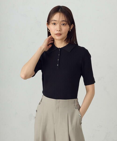 COMME CA ISM / コムサイズム ニット・セーター | 【ウォッシャブル】ポロニット | 詳細5