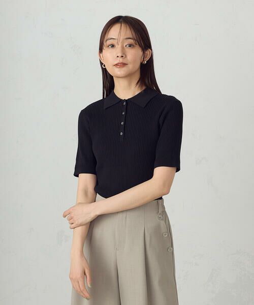 COMME CA ISM / コムサイズム ニット・セーター | 【ウォッシャブル】ポロニット | 詳細6