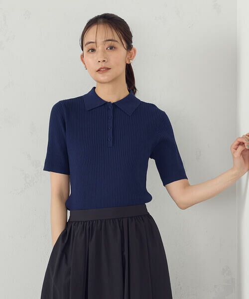 COMME CA ISM / コムサイズム ニット・セーター | 【ウォッシャブル】ポロニット | 詳細10