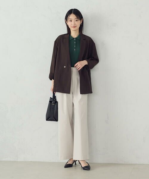 COMME CA ISM / コムサイズム ニット・セーター | 【ウォッシャブル】ポロニット | 詳細15