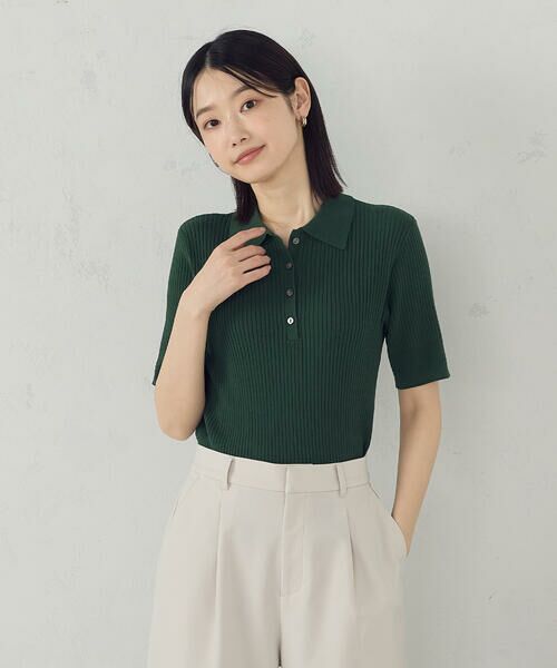 COMME CA ISM / コムサイズム ニット・セーター | 【ウォッシャブル】ポロニット | 詳細17