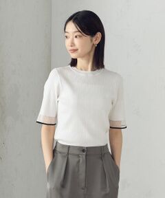 COMME CA ISM / コムサイズム ニット・セーター | 袖口シアーリブニット