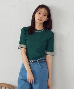 COMME CA ISM / コムサイズム ニット・セーター | 袖口シアーリブニット