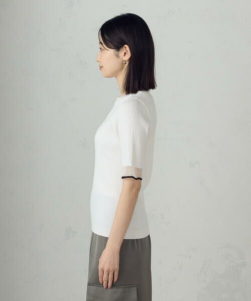 COMME CA ISM / コムサイズム ニット・セーター | 袖口シアーリブニット | 詳細7