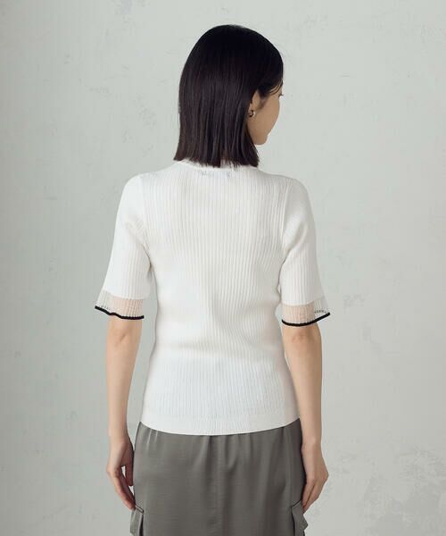 COMME CA ISM / コムサイズム ニット・セーター | 袖口シアーリブニット | 詳細8