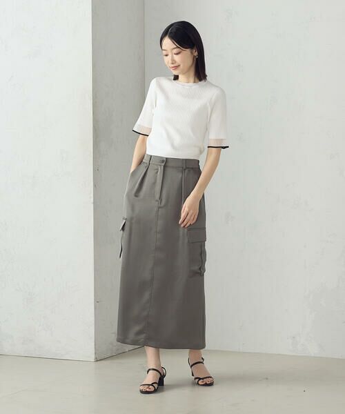 COMME CA ISM / コムサイズム ニット・セーター | 袖口シアーリブニット | 詳細2