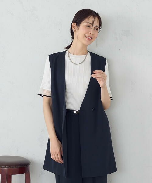 COMME CA ISM / コムサイズム ニット・セーター | 袖口シアーリブニット | 詳細5