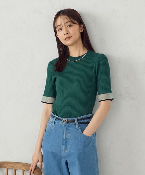 COMME CA ISM / コムサイズム ニット・セーター | 袖口シアーリブニット | 詳細18