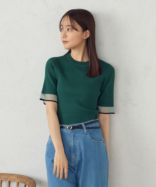 COMME CA ISM / コムサイズム ニット・セーター | 袖口シアーリブニット | 詳細19