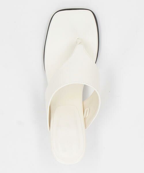 COMME CA ISM / コムサイズム サンダル | スクエアトゥ　トングサンダル | 詳細3