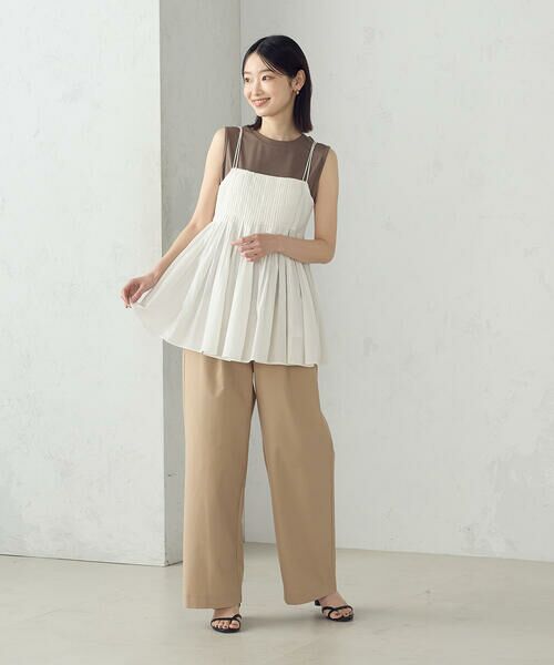 COMME CA ISM / コムサイズム シャツ・ブラウス | インドコットン　キャミビスチェブラウス | 詳細1