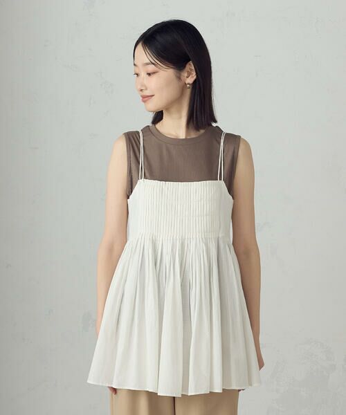 COMME CA ISM / コムサイズム シャツ・ブラウス | インドコットン　キャミビスチェブラウス | 詳細6