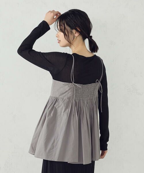 COMME CA ISM / コムサイズム シャツ・ブラウス | インドコットン　キャミビスチェブラウス | 詳細15