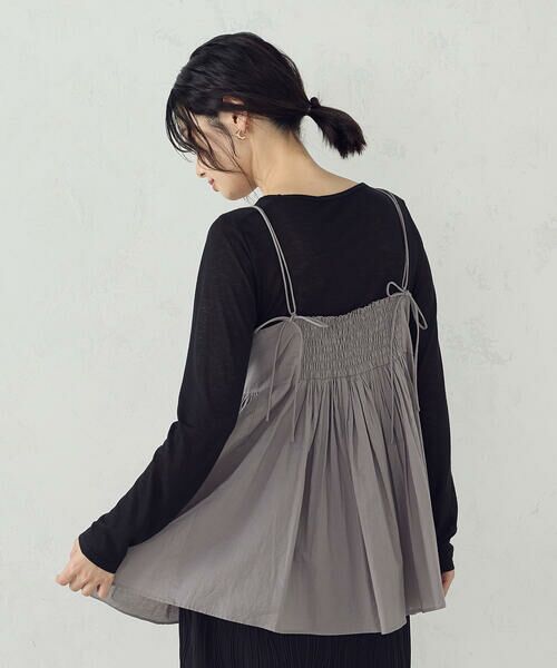 COMME CA ISM / コムサイズム シャツ・ブラウス | インドコットン　キャミビスチェブラウス | 詳細16