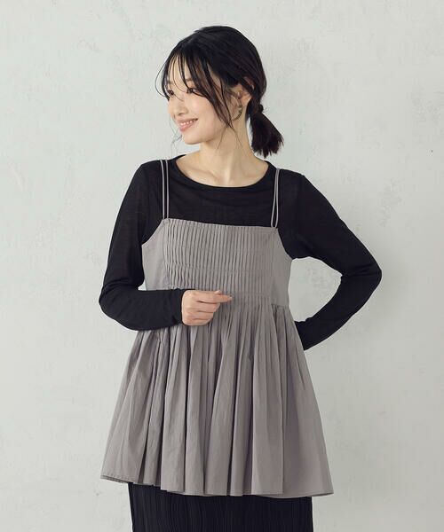 COMME CA ISM / コムサイズム シャツ・ブラウス | インドコットン　キャミビスチェブラウス | 詳細14