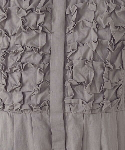 COMME CA ISM / コムサイズム シャツ・ブラウス | インドコットン スモッキング ノースリーブブラウス | 詳細16