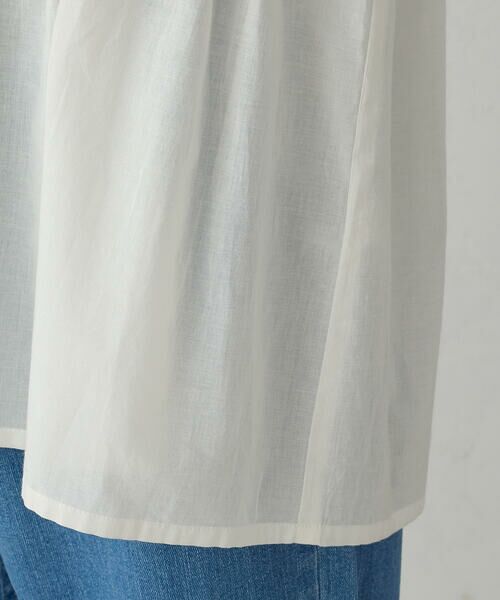 COMME CA ISM / コムサイズム シャツ・ブラウス | インドコットン ピンタックブラウス | 詳細9