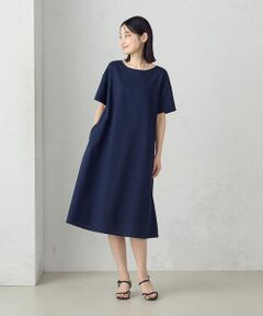 COMME CA ISM / コムサイズム ロング・マキシ丈ワンピース | デイリーリラックスワンピース ナチュラル