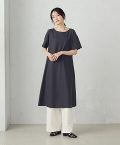 COMME CA ISM / コムサイズム ロング・マキシ丈ワンピース | デイリーリラックスワンピース ナチュラル