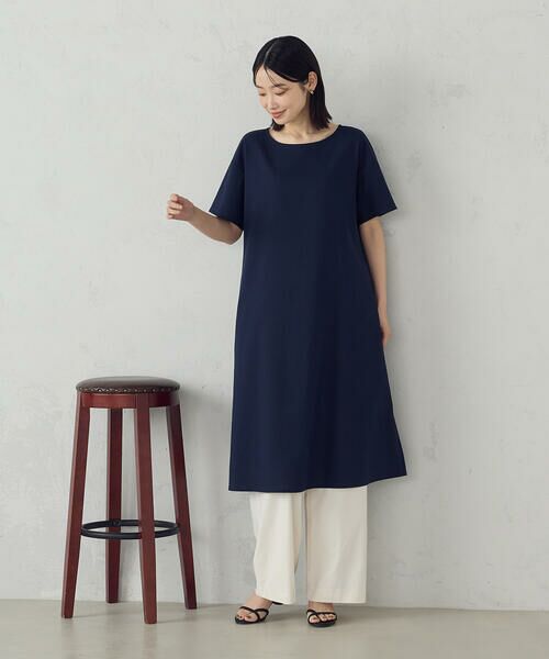 COMME CA ISM / コムサイズム ロング・マキシ丈ワンピース | デイリーリラックスワンピース ナチュラル | 詳細2