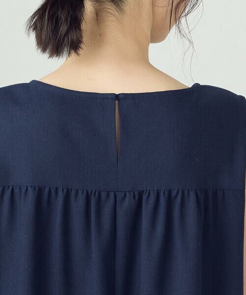 COMME CA ISM / コムサイズム ロング・マキシ丈ワンピース | デイリーリラックス ノースリーブワンピース ナチュラル | 詳細13