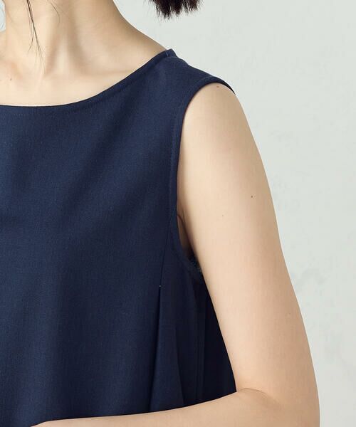 COMME CA ISM / コムサイズム ロング・マキシ丈ワンピース | デイリーリラックス ノースリーブワンピース ナチュラル | 詳細14