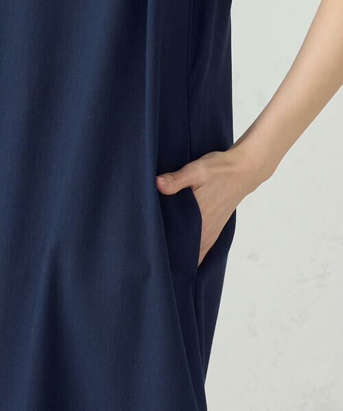 COMME CA ISM / コムサイズム ロング・マキシ丈ワンピース | デイリーリラックス ノースリーブワンピース ナチュラル | 詳細15