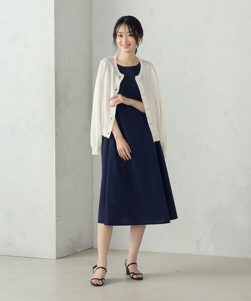 COMME CA ISM / コムサイズム ロング・マキシ丈ワンピース | デイリーリラックス ノースリーブワンピース ナチュラル | 詳細5