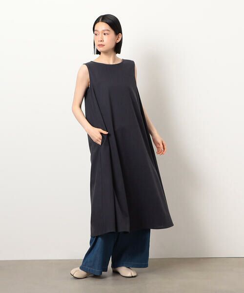 COMME CA ISM / コムサイズム ロング・マキシ丈ワンピース | デイリーリラックス ノースリーブワンピース ナチュラル | 詳細16